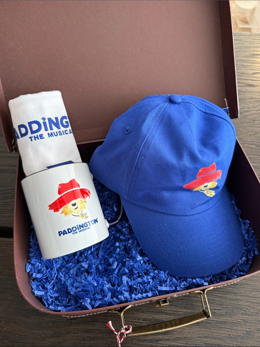 Paddington the Musical gift set Blue Cap New